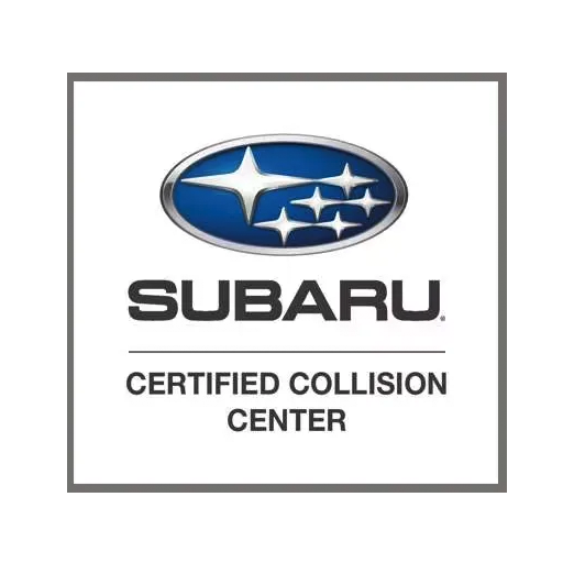 Subaru Certified Collision Center badge