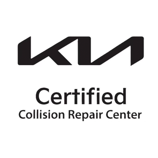 Kia Certified Collision Repair Center badge